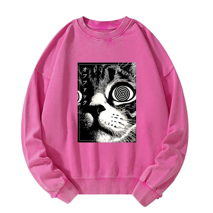 Scary Cat Japan Washed Sweatshirt
