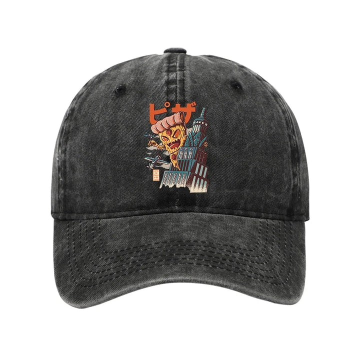 Great Pizza Kaiju Japanese Washed Cap