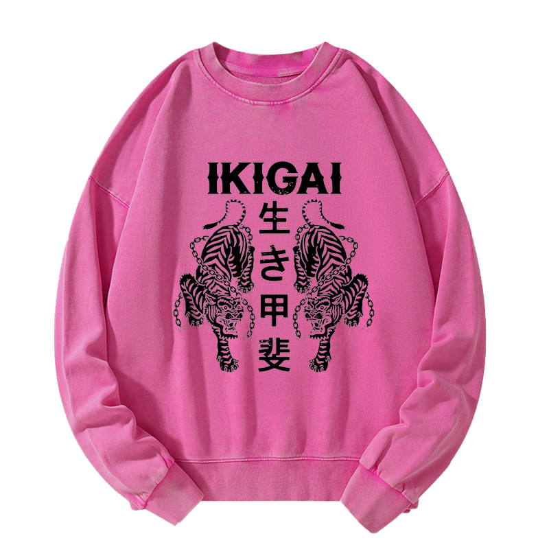 Japanese Chain Tiger Washed Sweatshirt