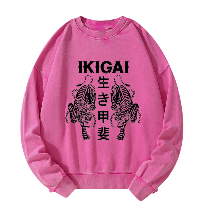 Japanese Chain Tiger Washed Sweatshirt