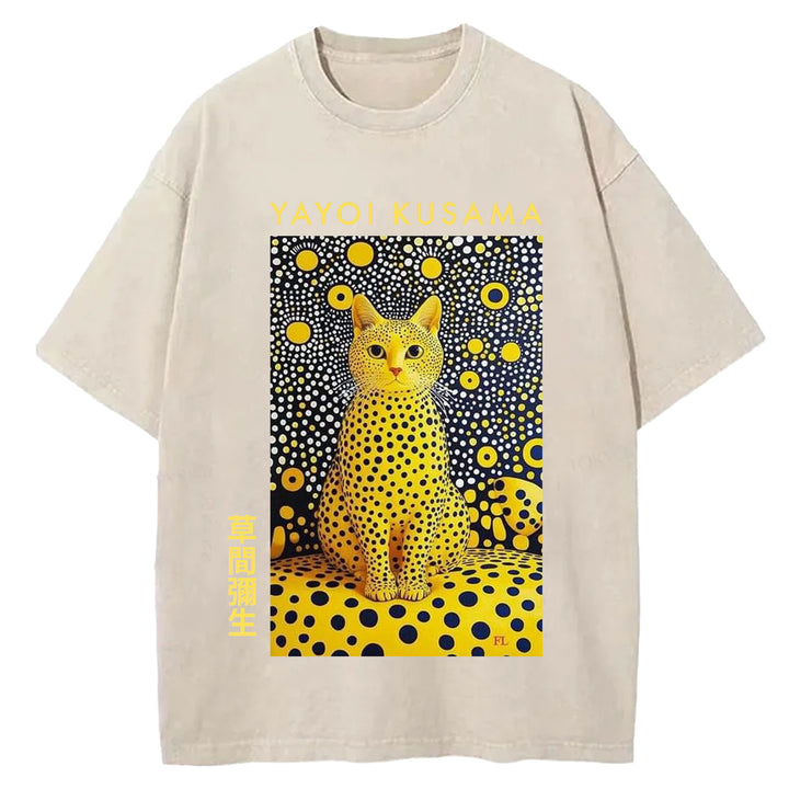 Yayoi Kusama Vintage Washed Crew Neck T-Shirt