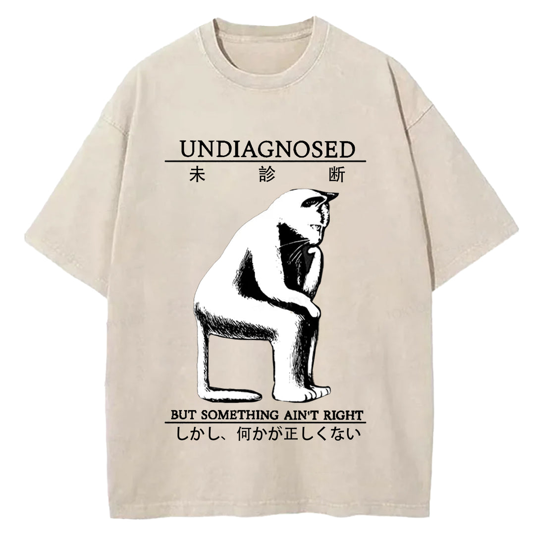 UNDIAGNOSED Washed Crew Neck T-Shirt