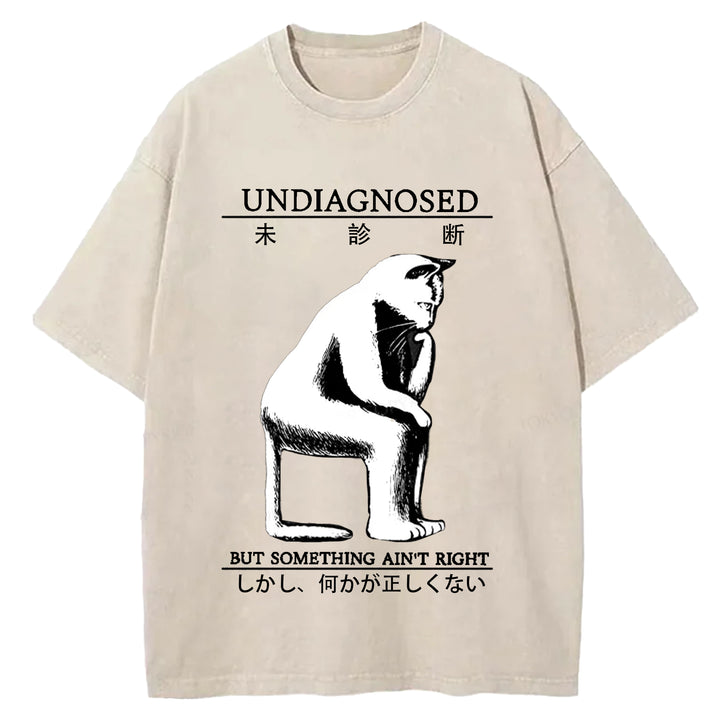 UNDIAGNOSED Washed Crew Neck T-Shirt