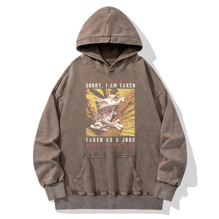 The Tragic Frog Japanese Washed Hoodie