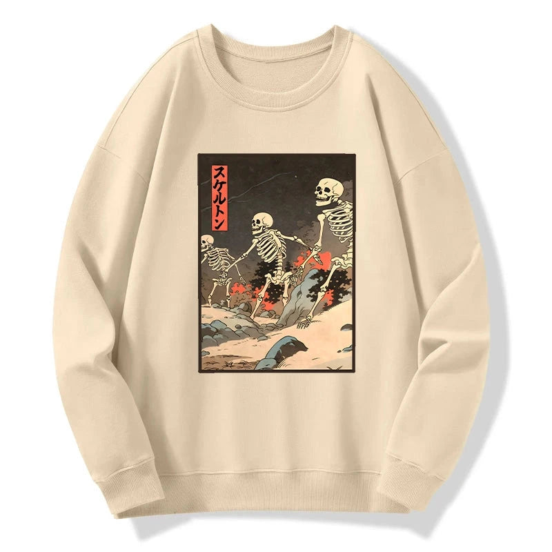 Japanese Rising Skeletons Sweatshirt