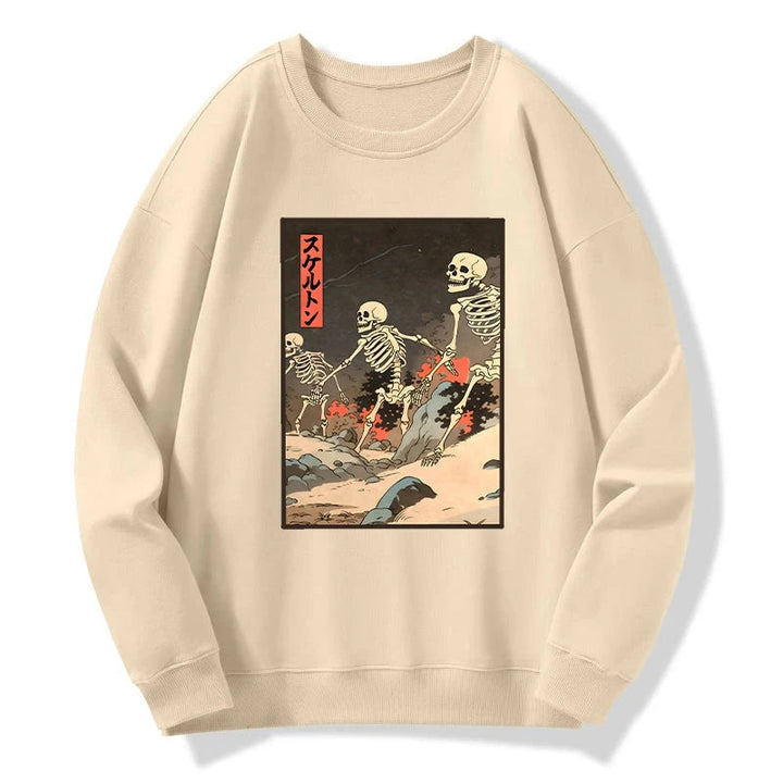 Japanese Rising Skeletons Sweatshirt