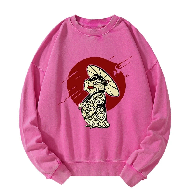 Frog Monster Washed Sweatshirt