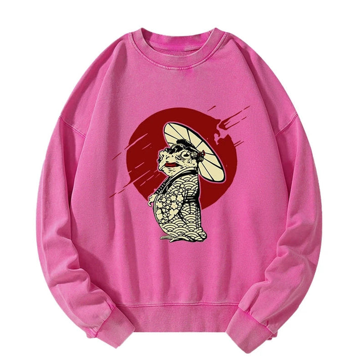 Frog Monster Washed Sweatshirt