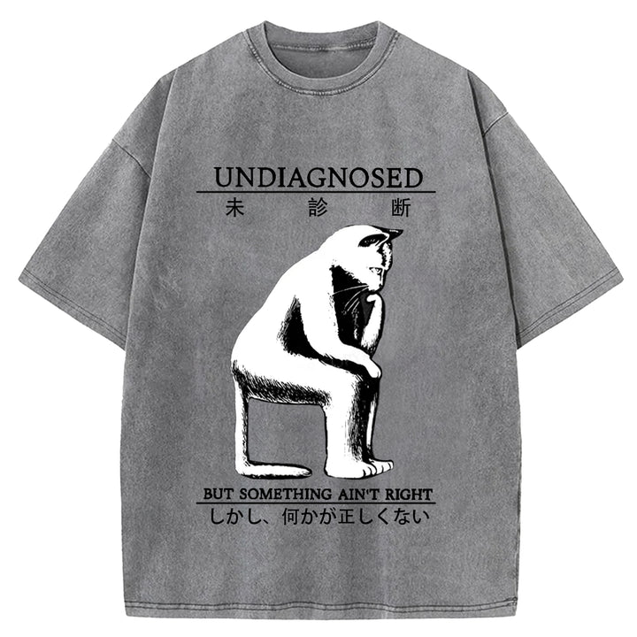 UNDIAGNOSED Washed Crew Neck T-Shirt