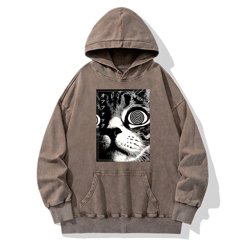 Scary Cat Japan Washed Hoodie