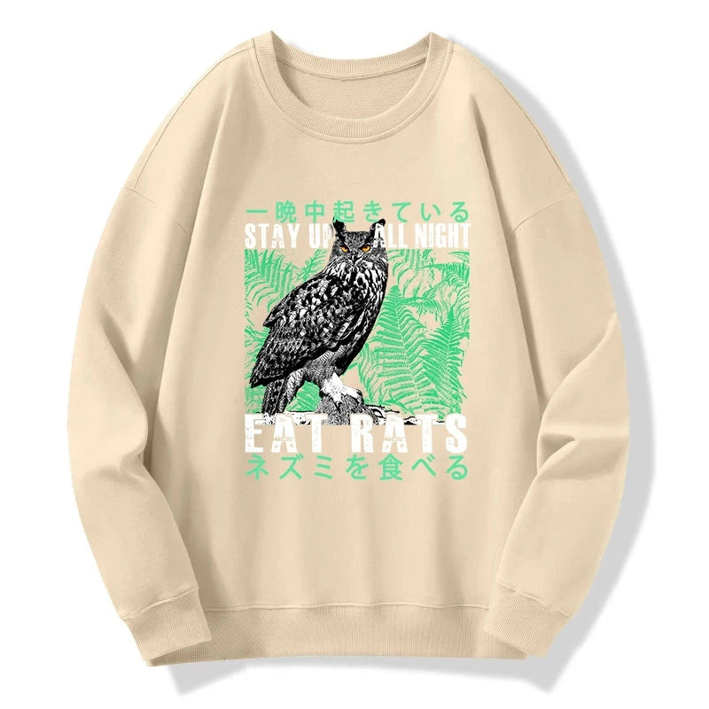 Owls Prey On Rats At Night Sweatshirt