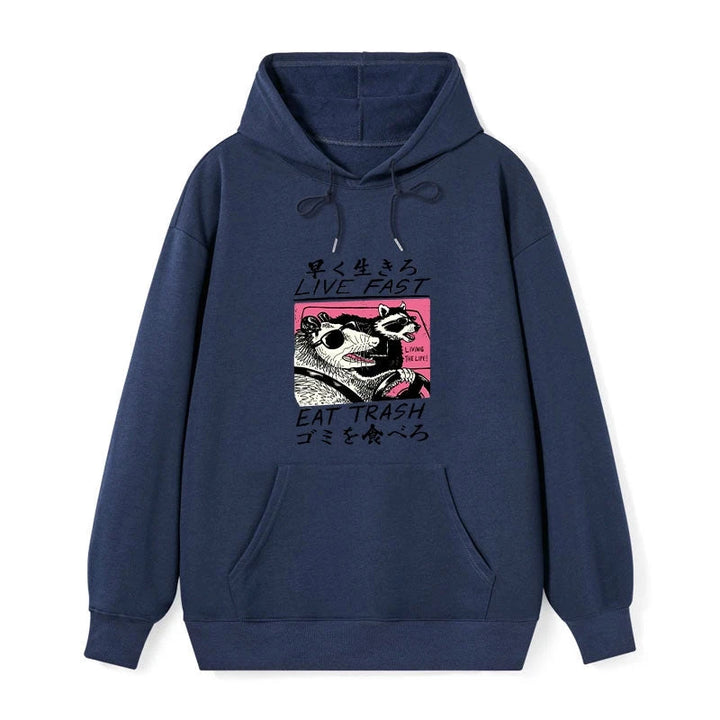 Live Fast Eat Trash Classic Hoodie