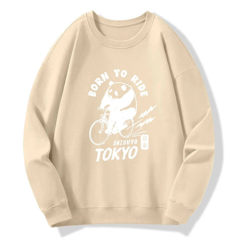 Pandas Ride Bicycles Sweatshirt