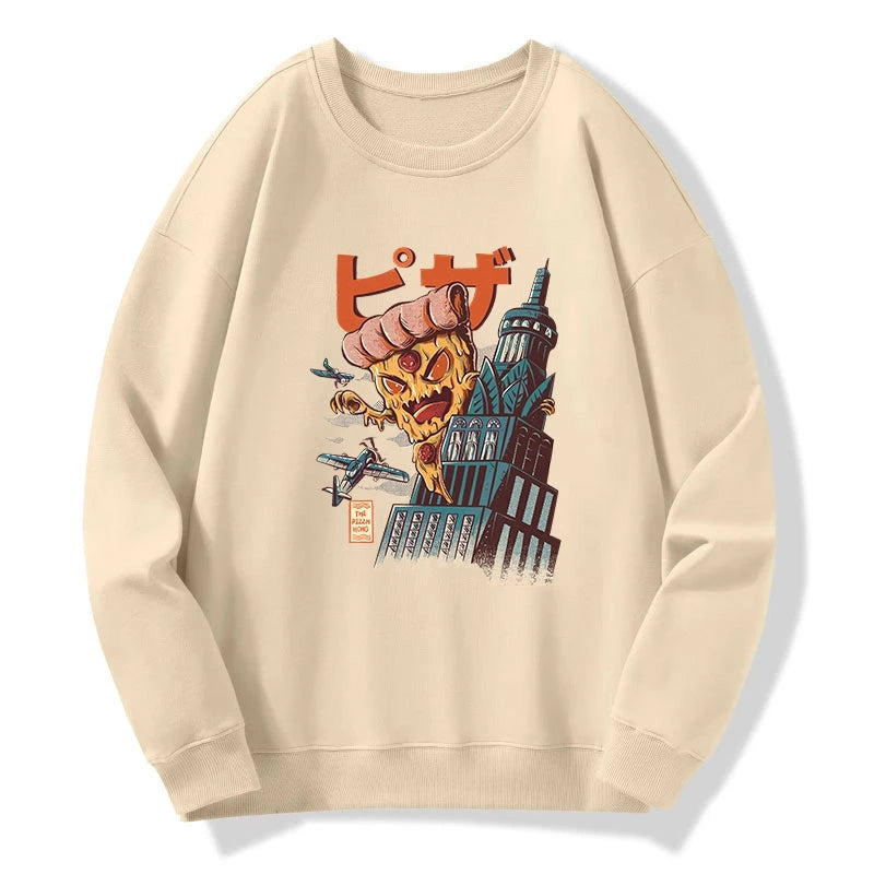 Great Pizza Kaiju Japanese Sweatshirt