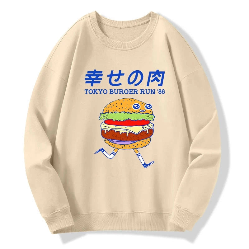 Tokyo Burger Run Japanese Sweatshirt