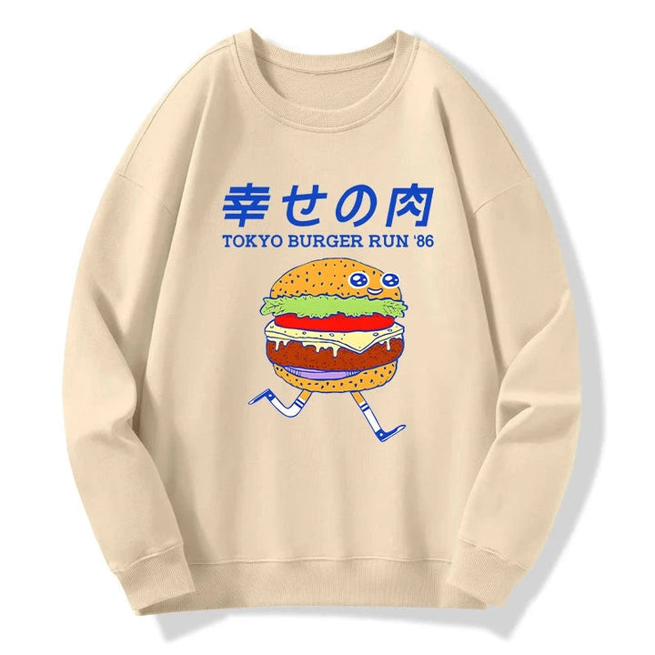Tokyo Burger Run Japanese Sweatshirt