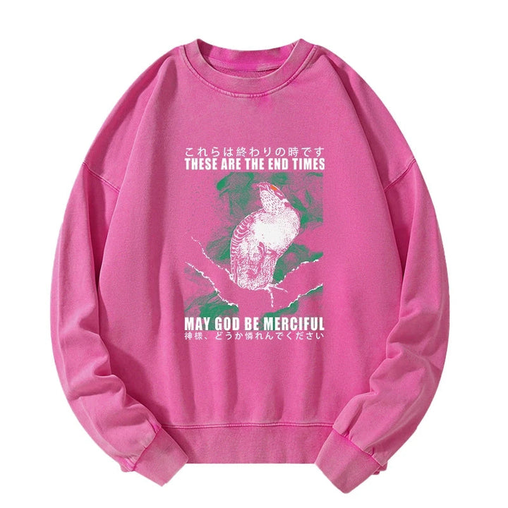These Are The End Bird Washed Sweatshirt