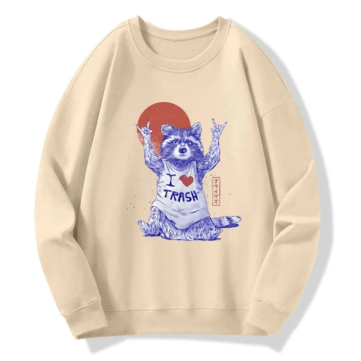 I love Trash Sweatshirt