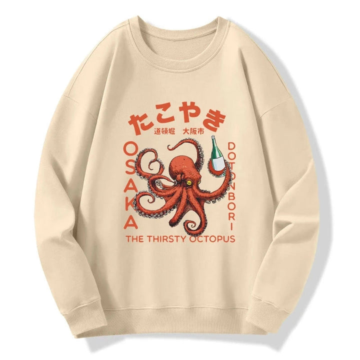 Octopus Drinks Soju Sweatshirt