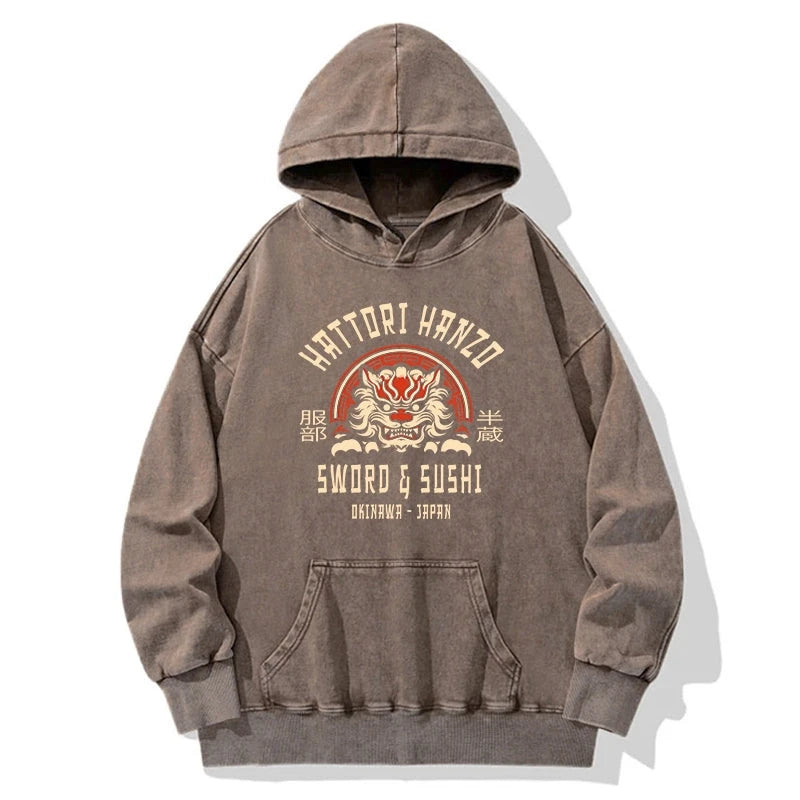 Hattori Hanzo Sword Washed Hoodie