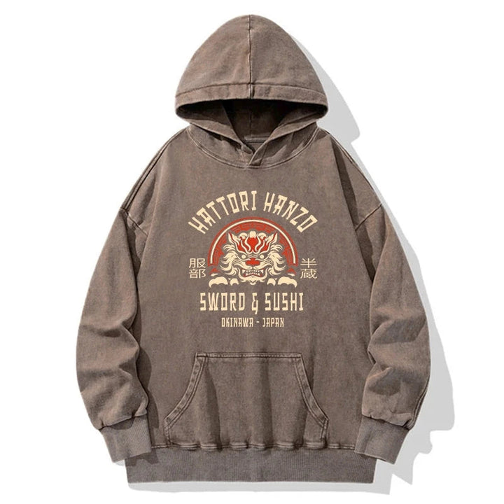 Hattori Hanzo Sword Washed Hoodie