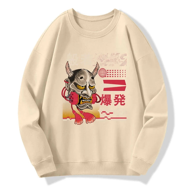 Hannya Mask Japanese Sweatshirt