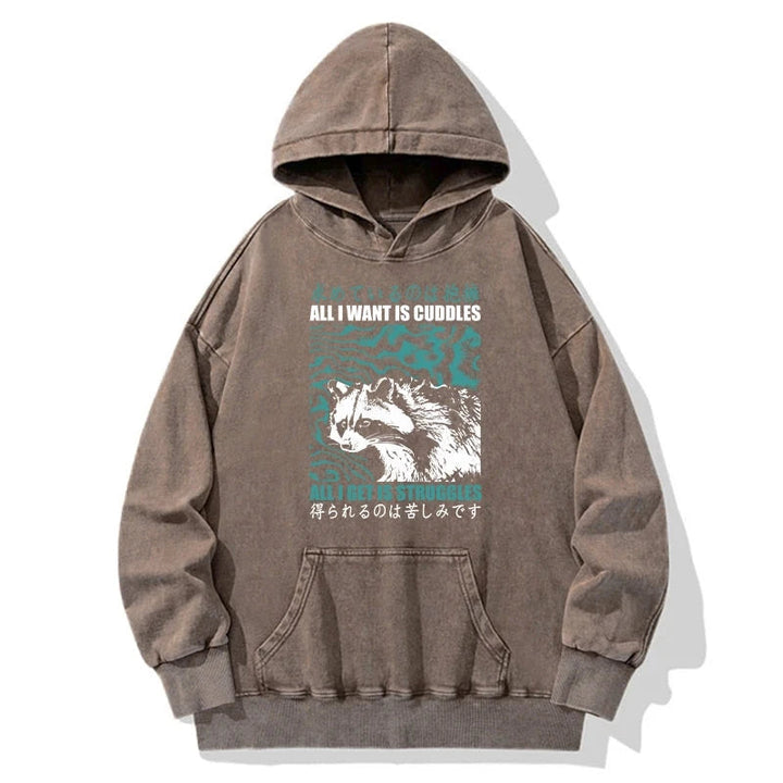 All I Get Is Struggles Washed Hoodie