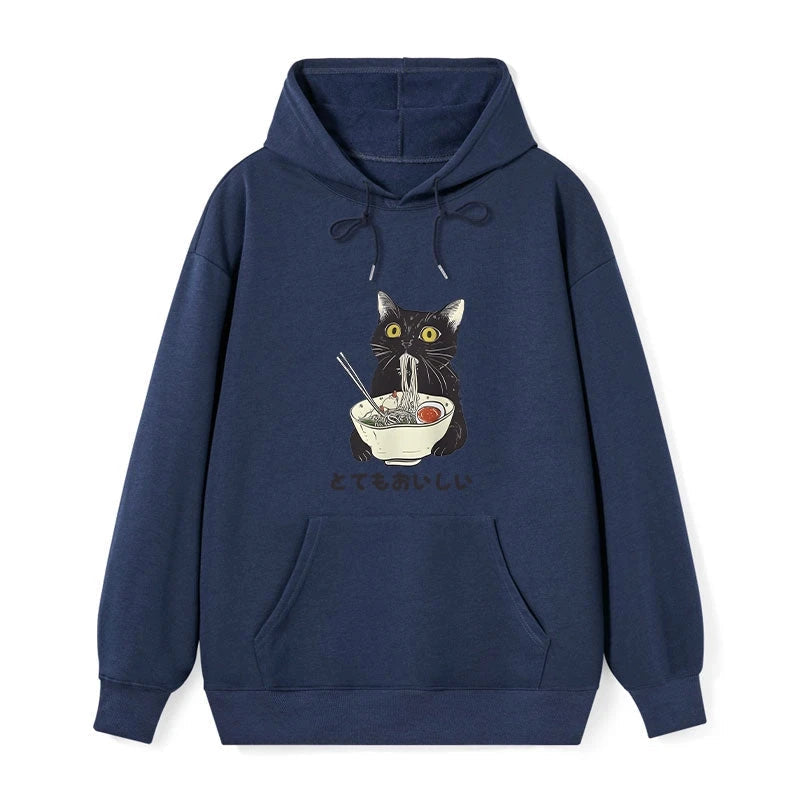 Cats Eat Ramen Noodles Classic Hoodie