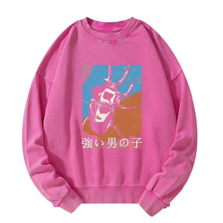Strong Beetle Japanese Washed Sweatshirt
