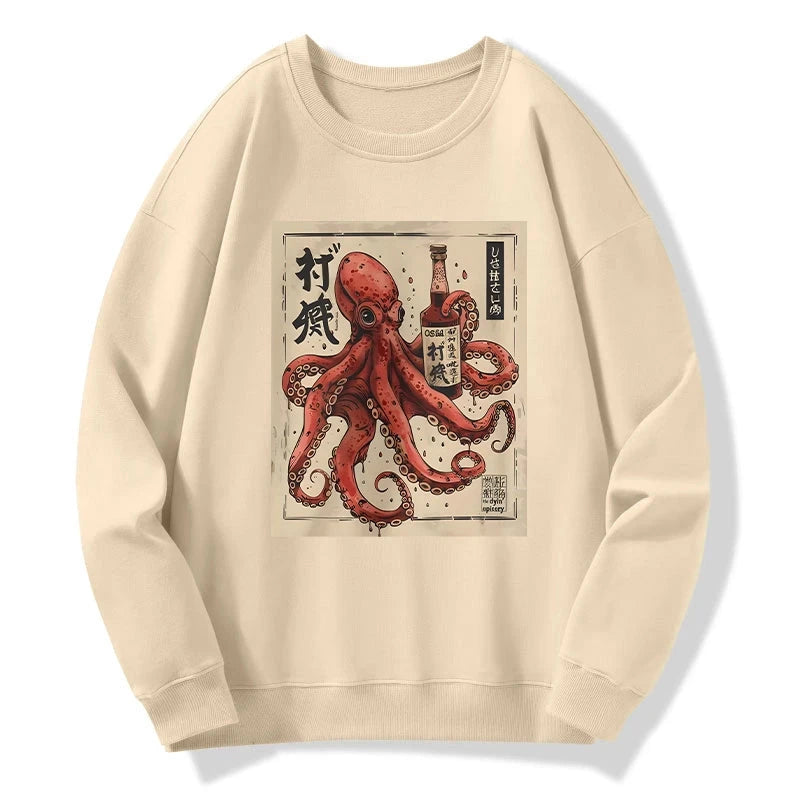 Osaka Sak¨¦ Octopus Sweatshirt