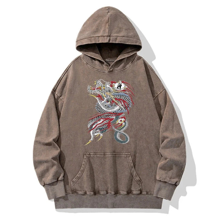 Dragon of Dojima Washed Hoodie