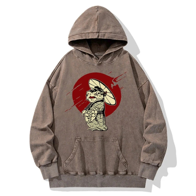 Frog Monster Washed Hoodie