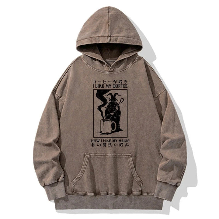 I Like My Coffee Washed Hoodie