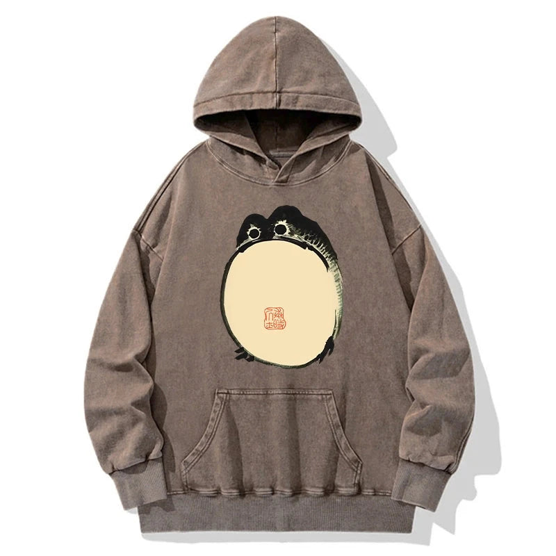 Grumpy Frog Japanese Washed Hoodie