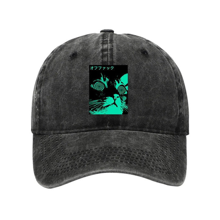 Cool Cat Japanese Washed Cap