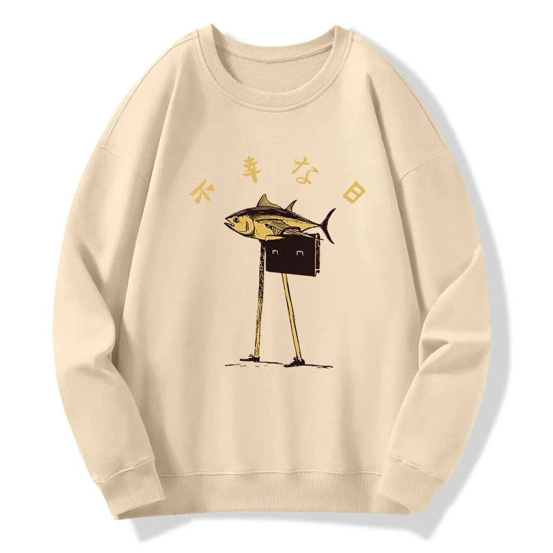 Unlucky Fish Japanese Sweatshirt