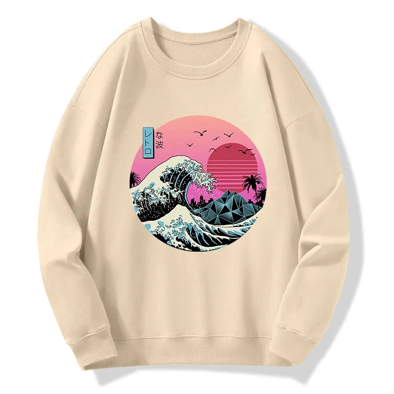 Japanese The Great Retro Wave Sweatshirt