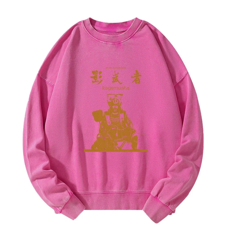 Japanese Shadow Samurai Washed Sweatshirt