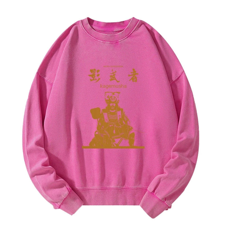 Japanese Shadow Samurai Washed Sweatshirt