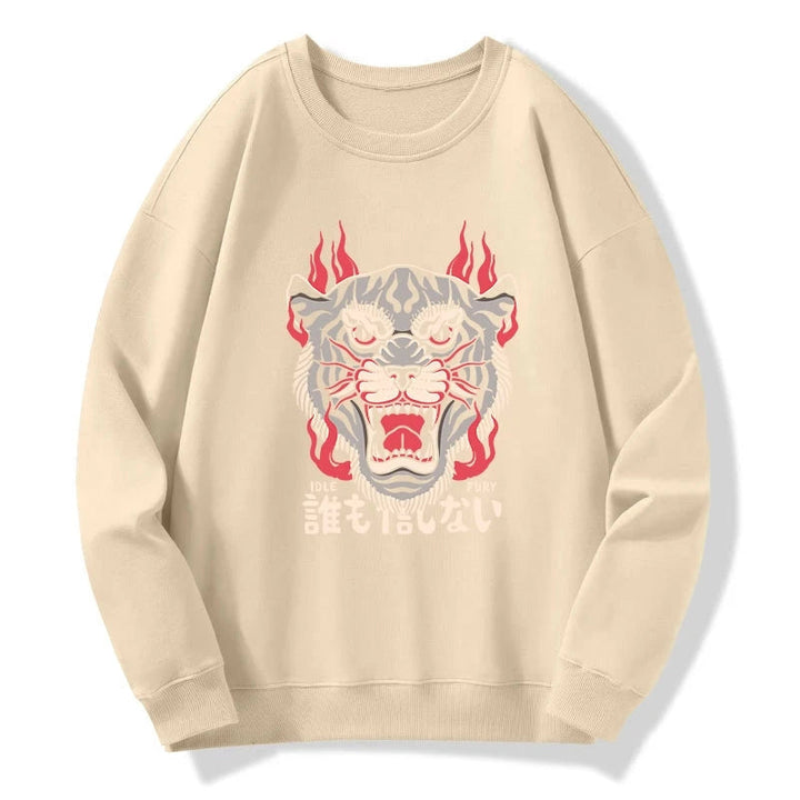 Retro Tiger Japanese Sweatshirt