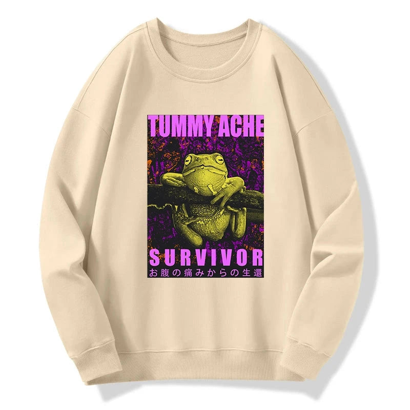 A Frog With Stomachache Sweatshirt