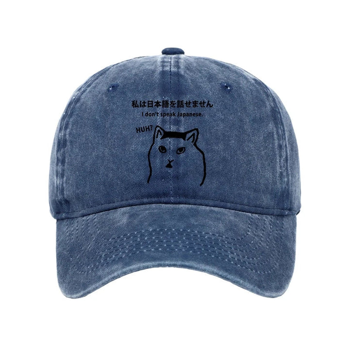 I Don't Speak Japanese Washed Cap