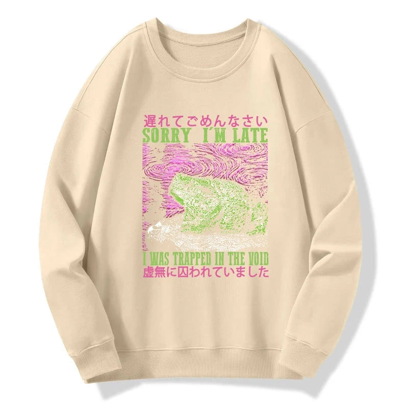A Frog In Distress Japanese Sweatshirt