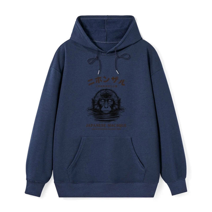 The Macaque Monkey In The Bath Japanese Classic Hoodie