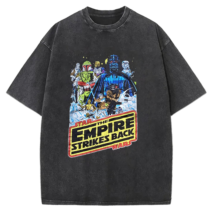 Star Wars Vintage Japanese Washed Crew Neck T-Shirt