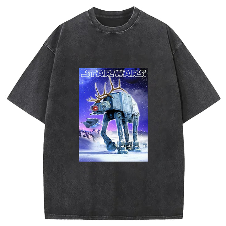 Star Wars Vintage Japanese Washed Crew Neck T-Shirt