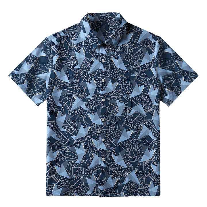 Japanese Traditional Origami Button-up Shirt