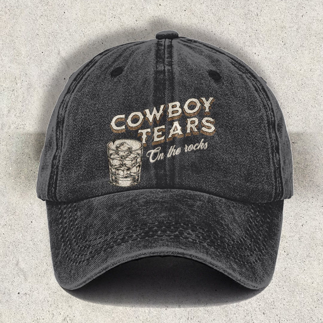 Cowboy Tears Printed Baseball Cap