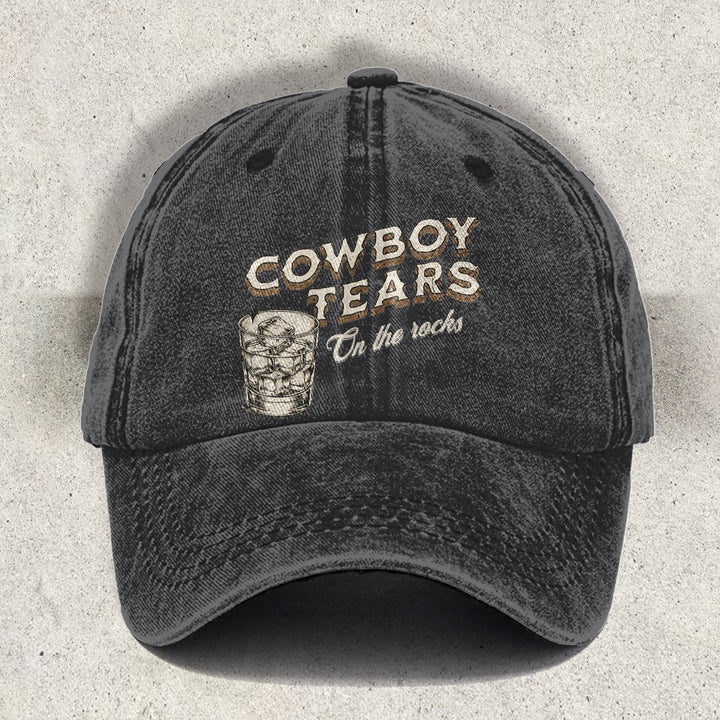 Cowboy Tears Printed Baseball Cap