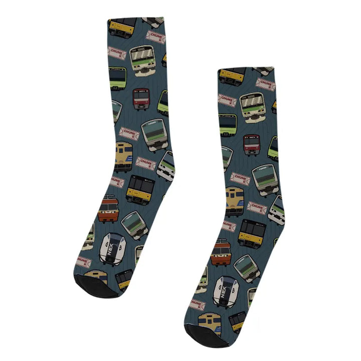 Japanese Train Socks